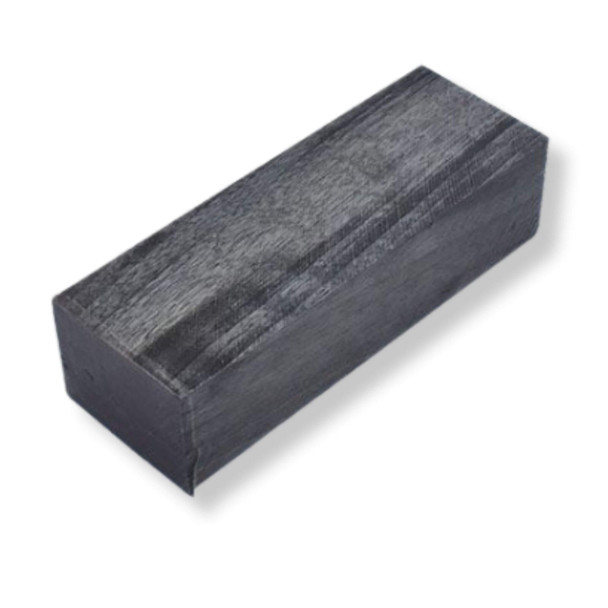 Stabilised black birch handle blocks 120 x 40 x 30 mm for knife making
