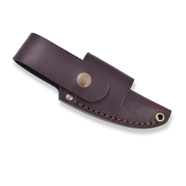 Necker 70 MultiCarry brown leather knife sheath