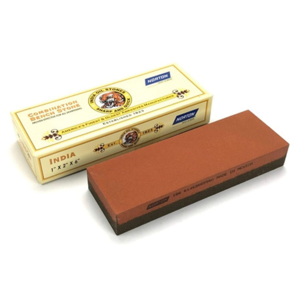 Norton IB8 Combination India Sharpening Stone 150/400 Grit