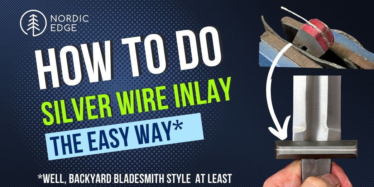 How To Silver Wire Inlay In Guard The Easy Way Nordic Edge