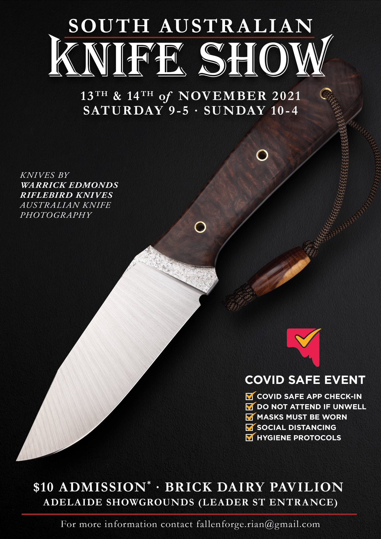 South Australian Knife Show 13th14th of November 2021 Nordic Edge