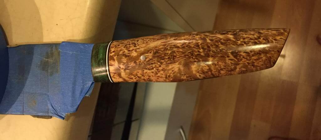 staining-curly-birch-handle-knife-making-creativeman.com.au-5.jpg