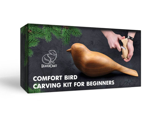 Beginner Woodcarving Kit - Comfort Bird