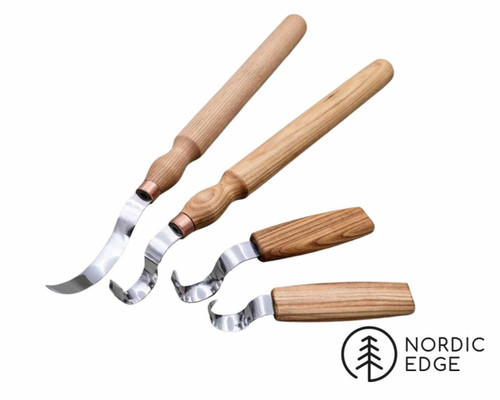 Beavercraft Hook Knives, Set Of 4 Tools