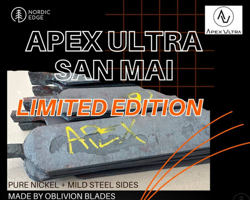 San Mai Billet: ApexUltra, Nickel, Carbon 1020