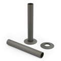 Light Pewter 130mm Pipe Shroud (pair)