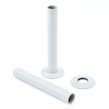 White 130mm Pipe Shroud (pair)