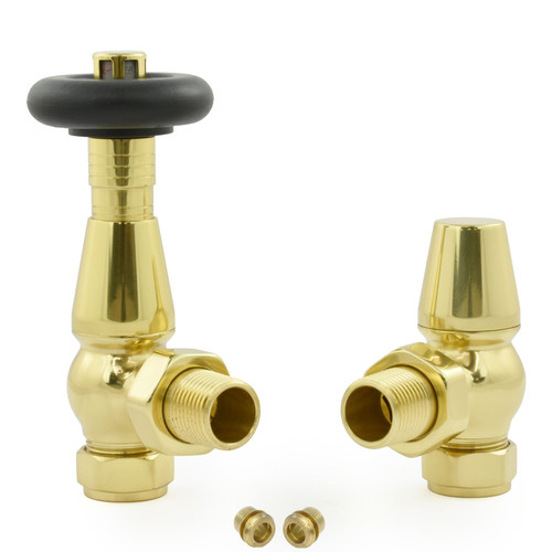 JOR-AG-B-10 - Jordan Thermostatic Radiator Valve - Brass (TRV) 10mm