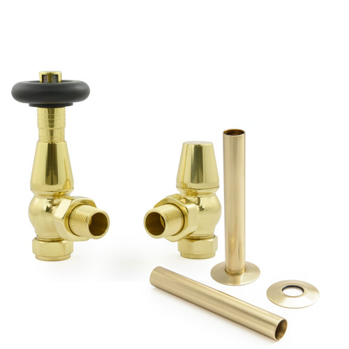 JOR-AG-PS-B - Jordan Thermostatic Valve and Pipe Sleeve Kit - Brass