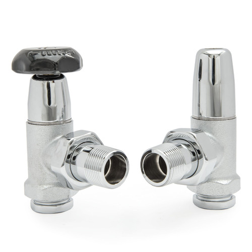 MAR-34-C - Maris Radiator Valves - 3/4 inch - Chrome