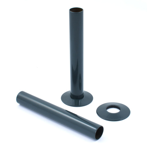 PS-130-A - Anthracite 130mm Pipe Shroud (pair)