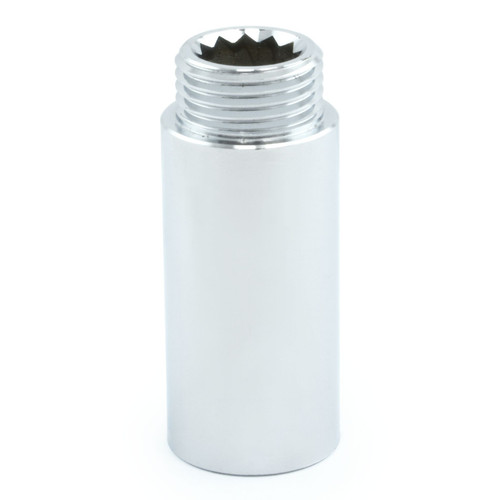 HF-RIG-50-C - Hot Flow | 50mm Rigid Radiator Valve Extension 1/2 inch BSP - Chrome