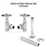 BAY-2-AG-PS-C-ALT00 - Bayou Crosshead Rad Valves and Pipe Sleeve Kit - Chrome BAY-2-AG-PS-C-ALT00 - Bayou Crosshead Rad Valves and Pipe Sleeve Kit - Chrome
