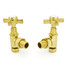 BAY-2-AG-ULB - Bayou Crosshead Rad Valves and Pipe Sleeve Kit - Unlacquered Brass BAY-2-AG-ULB - Bayou Crosshead Rad Valves and Pipe Sleeve Kit - Unlacquered Brass