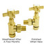 BAY-2-AG-ULB-ALT05 - Bayou Crosshead Rad Valves and Pipe Sleeve Kit - Unlacquered Brass BAY-2-AG-ULB-ALT05 - Bayou Crosshead Rad Valves and Pipe Sleeve Kit - Unlacquered Brass