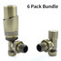 CASCA-AG-6-AB-ALT00 - Cascade Modern Angled Thermostatic Radiator Valve (TRV) - Antique Brass  (x6) CASCA-AG-6-AB-ALT00 - Cascade Modern Angled Thermostatic Radiator Valve (TRV) - Antique Brass  (x6)