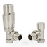 CASCA-AG-SN - Cascade Modern Angled Thermostatic Radiator Valve (TRV) - Brushed Satin Nickel CASCA-AG-SN - Cascade Modern Angled Thermostatic Radiator Valve (TRV) - Brushed Satin Nickel