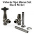 JOR-AG-PS-BL-ALT00 - Jordan Thermostatic Valve and Pipe Sleeve Kit - Black Nickel JOR-AG-PS-BL-ALT00 - Jordan Thermostatic Valve and Pipe Sleeve Kit - Black Nickel