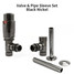 MAREL-AG-PS-BL-ALT00 - Marella Thermostatic Valve and Pipe Sleeve Kit - Black Nickel MAREL-AG-PS-BL-ALT00 - Marella Thermostatic Valve and Pipe Sleeve Kit - Black Nickel