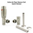MAREL-AG-PS-SN-ALT00 - Marella Thermostatic Valve and Pipe Sleeve Kit - Brushed Satin Nickel MAREL-AG-PS-SN-ALT00 - Marella Thermostatic Valve and Pipe Sleeve Kit - Brushed Satin Nickel
