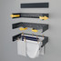 HF-RACK-700-A-SCANDI-OPEN-STEPS - Glide Foldable Wall Mounted Clothes Rack 700mm - Anthracite HF-RACK-700-A-SCANDI-OPEN-STEPS - Glide Foldable Wall Mounted Clothes Rack 700mm - Anthracite