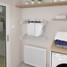 HF-RACK-700-W-2-STACK-SCANDI-LS00 - Glide Foldable Wall Mounted Clothes Rack 700mm - White HF-RACK-700-W-2-STACK-SCANDI-LS00 - Glide Foldable Wall Mounted Clothes Rack 700mm - White