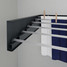 HF-RACK-1000-A-SCANDI-CU00 - Glide Foldable Wall Mounted Clothes Rack 1000mm - Anthracite HF-RACK-1000-A-SCANDI-CU00 - Glide Foldable Wall Mounted Clothes Rack 1000mm - Anthracite