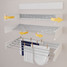 HF-RACK-1000-W-SCANDI-OPEN-STEPS - Glide Foldable Wall Mounted Clothes Rack 1000m - White HF-RACK-1000-W-SCANDI-OPEN-STEPS - Glide Foldable Wall Mounted Clothes Rack 1000m - White