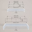 HF-RACK-700-1000-W-SCANDI-COMP - Glide Foldable Wall Mounted Clothes Rack 1000m - White HF-RACK-700-1000-W-SCANDI-COMP - Glide Foldable Wall Mounted Clothes Rack 1000m - White