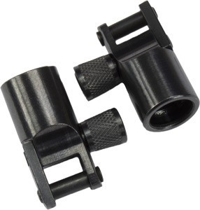 GROVTEC PUSH BUTTON BASE TO - SWIVEL STUD ADAPTOR BLACK