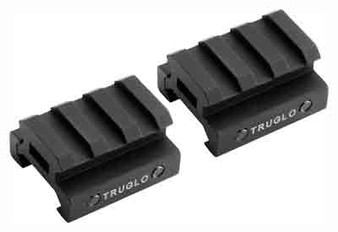 TRUGLO 2-PIECE PICATINNY RISER - MOUNT 1/2" RISE
