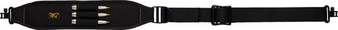 BROWNING SLING W/CARTRIDGE - LOOPS PADDED W/QD SWIVELS BLK