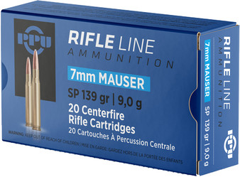 PPU 7X57MM MAUSER 139GR JSP - 20RD 10BX/CS
