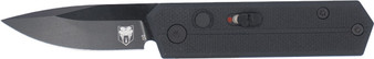 COBRATEC STINGER FOLDER 1.9" - BLACK/BLACK D2 BLADE SD BUTTON
