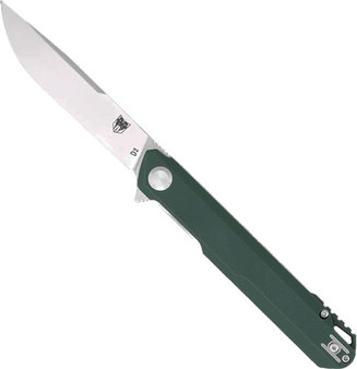 COBRATEC MONARCH 3.5" FOLDER - GREEN D2 STEEL W/CLIP