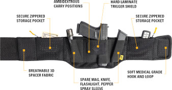 MFT BELLY BAND HOLSTER - FIT 26" TO 52" WAIST SIZE