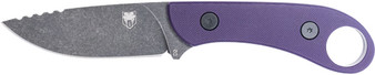 COBRATEC D2 SKINNER 3.75" FULL - TANG PURPLE G10 W/KYDEX SHEAT