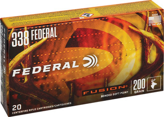 FEDERAL FUSION 338 FEDERAL - 200GR FUSION 20RD 10BX/CS
