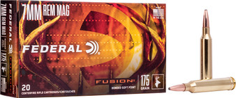 FEDERAL FUSION 7MM REM MAG - 175GR FUSION 20RD 10BX/CS