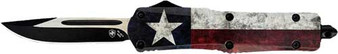 TEMPLAR KNIFE LARGE OTF FULL - CAPTAIN 3.5" BLACK DROP POINT
