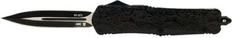 TEMPLAR KNIFE LARGE OTF MAIDEN - BLACK GLOSS 3.5" BLK DAGGER