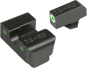 TRUGLO SIGHT SET FOR GLOCK LOW - TRITIUM PRO WHITE W/ U-NOTCH