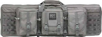BULLDOG 43" SINGLE TACTICAL CS - 3 LARGE ACCESSORY POCKETS GREY