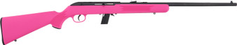 SAVAGE 64F 22LR 21" BBL - BLUED/PINK SYNTHETIC