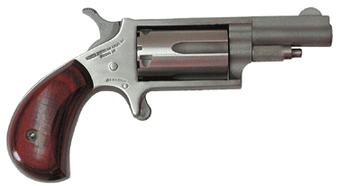 NAA MINI-REVOLVER COMBO - 22LR/22WMR 1-5/8" S/S WOOD