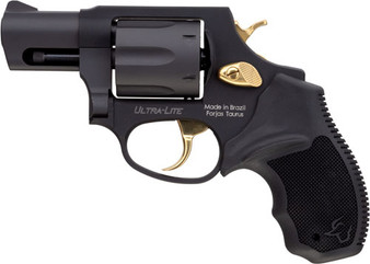 TAURUS 856 ULTRA LITE 38SPL - 2" FS 6-SH MATTE GOLD ACCENTS