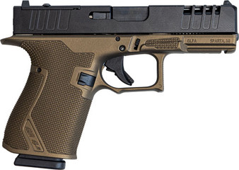 GLFA 19 STRIKER 9MM 4" 15 SHOT - BLACK SLIDE BRONZE FRAME
