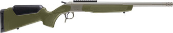 CVA SCOUT TD V3 450BM 22" - STAINLESS/OD GREEN SYNTHETIC<