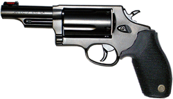 TAURUS JUDGE 45LC/410 2.5" 3" - FS 5-SHOT BLUED RUBBER