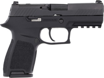 SIG P320 9MM 3.9" SIGLITE - STRIKER OR (2)10RD BLACK STEEL